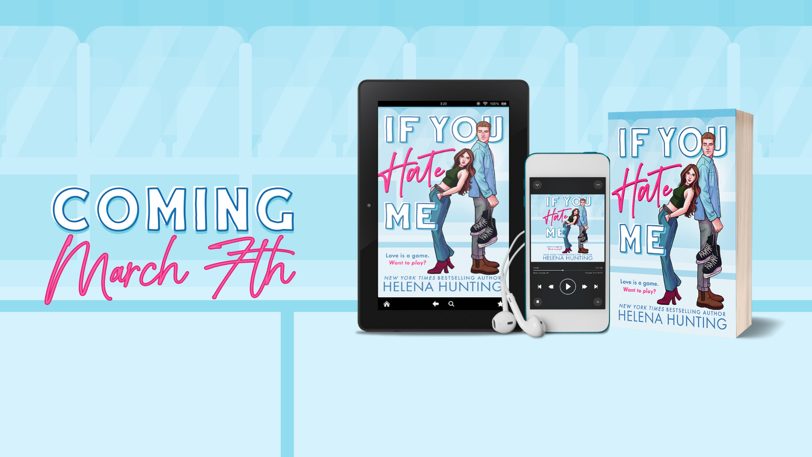 Currently Reading & Listening: If You Hate Me by Helena Hunting – Romance  Book Lover in Seattle